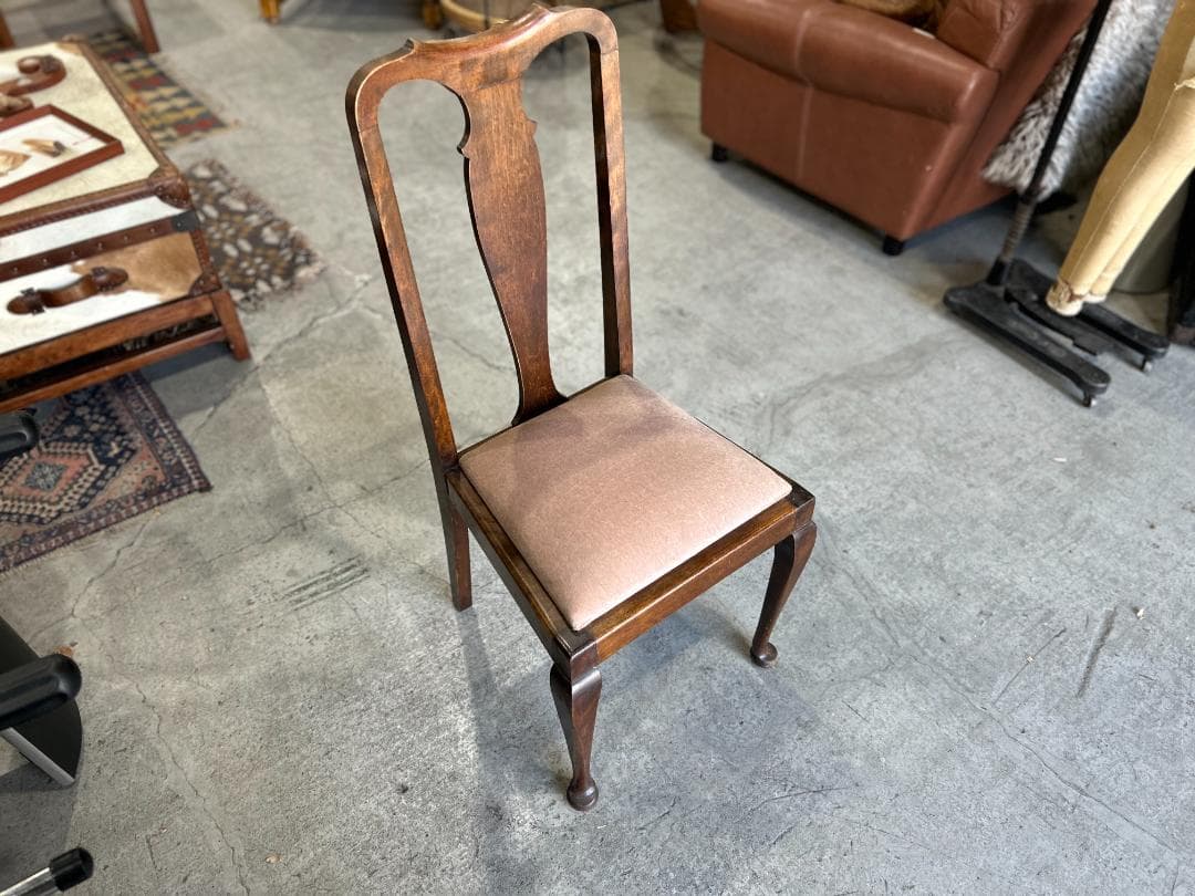 【英国ヴィンテージ】ハイバックダイニングチェア｜EUR Vintage