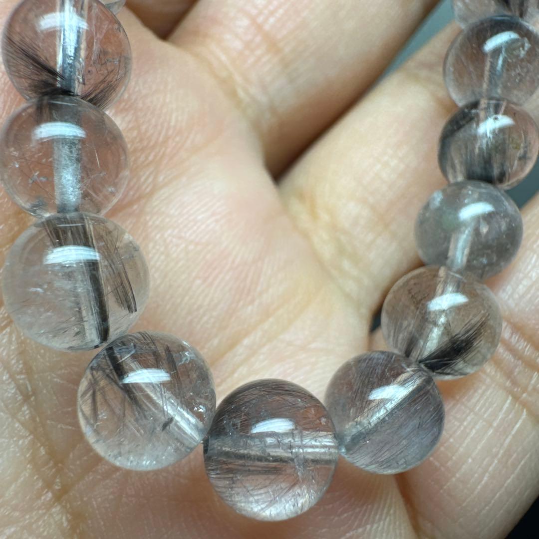 信念をもって前進！成功を掴む⭐︎プラチナルチルクォーツブレスレット