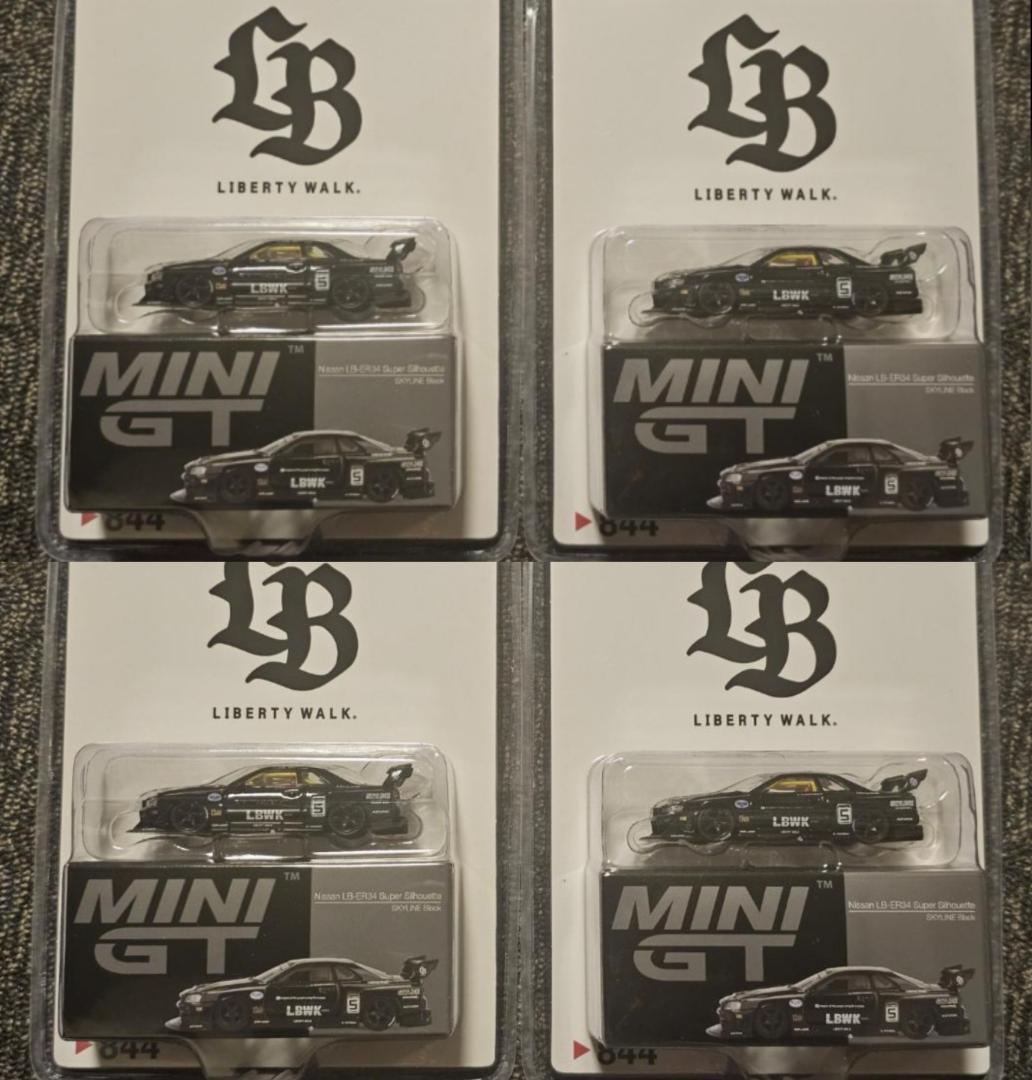 限定 Mini GT ER34 LBWK 4個セット