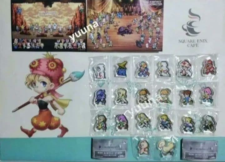 スクエニカフェ　ファイナルファンタジー　ピクセルリマスター　特典　アクスタ　全種