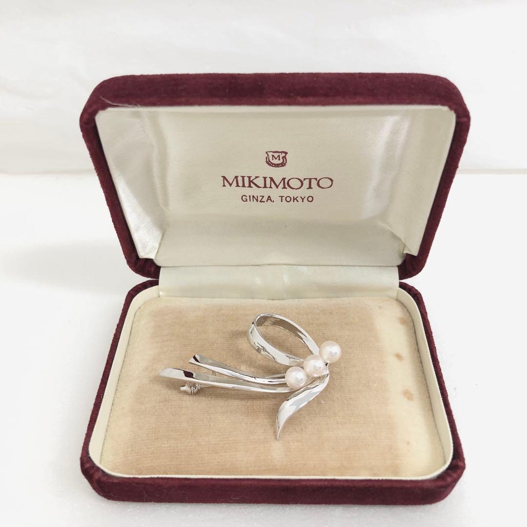 M12/041 MIKIMOTO ミキモト ブローチ シルバー