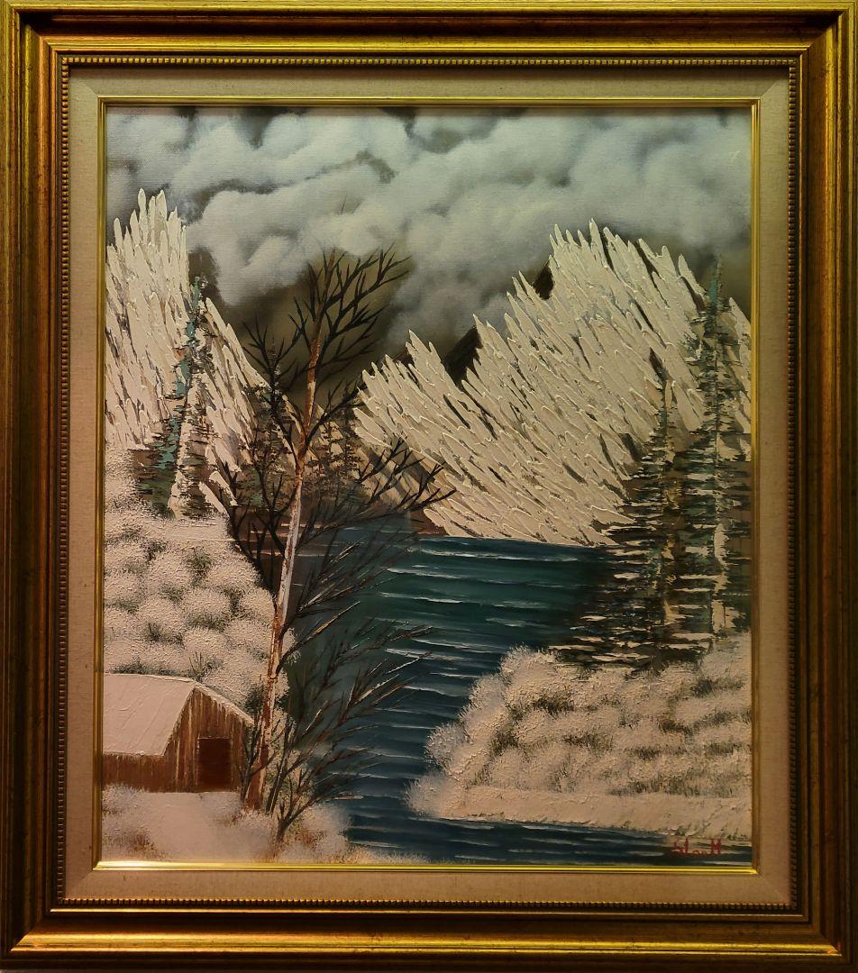 絵画 Winter Mountain