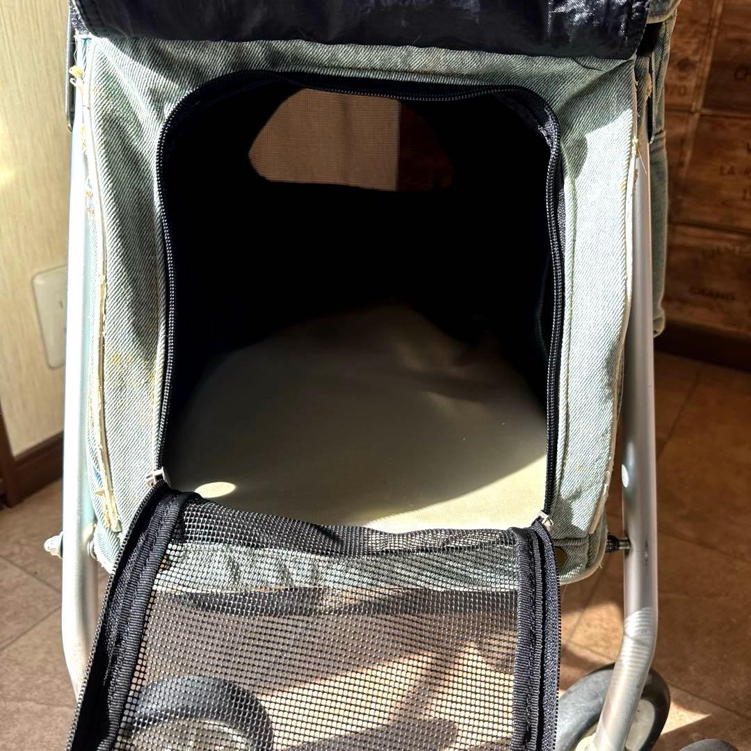 MotherCartマザーカート2段式プレミアムカートダメージデニム変えデニム付