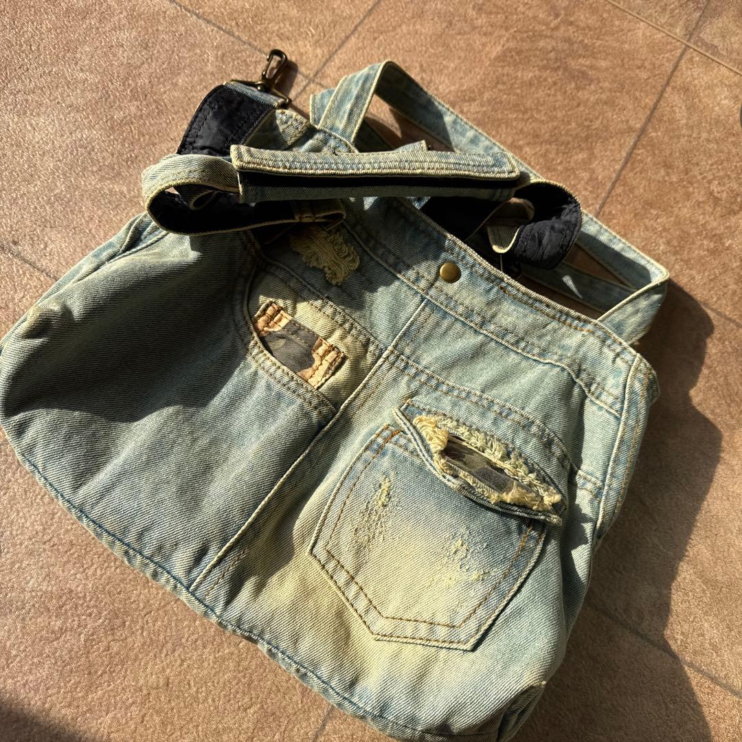 MotherCartマザーカート2段式プレミアムカートダメージデニム変えデニム付