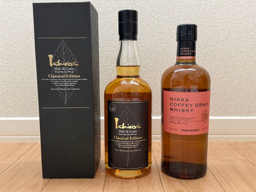 イチローズモルト　クラシカルエディション＆ニッカ　カフェグレーン　２本セット