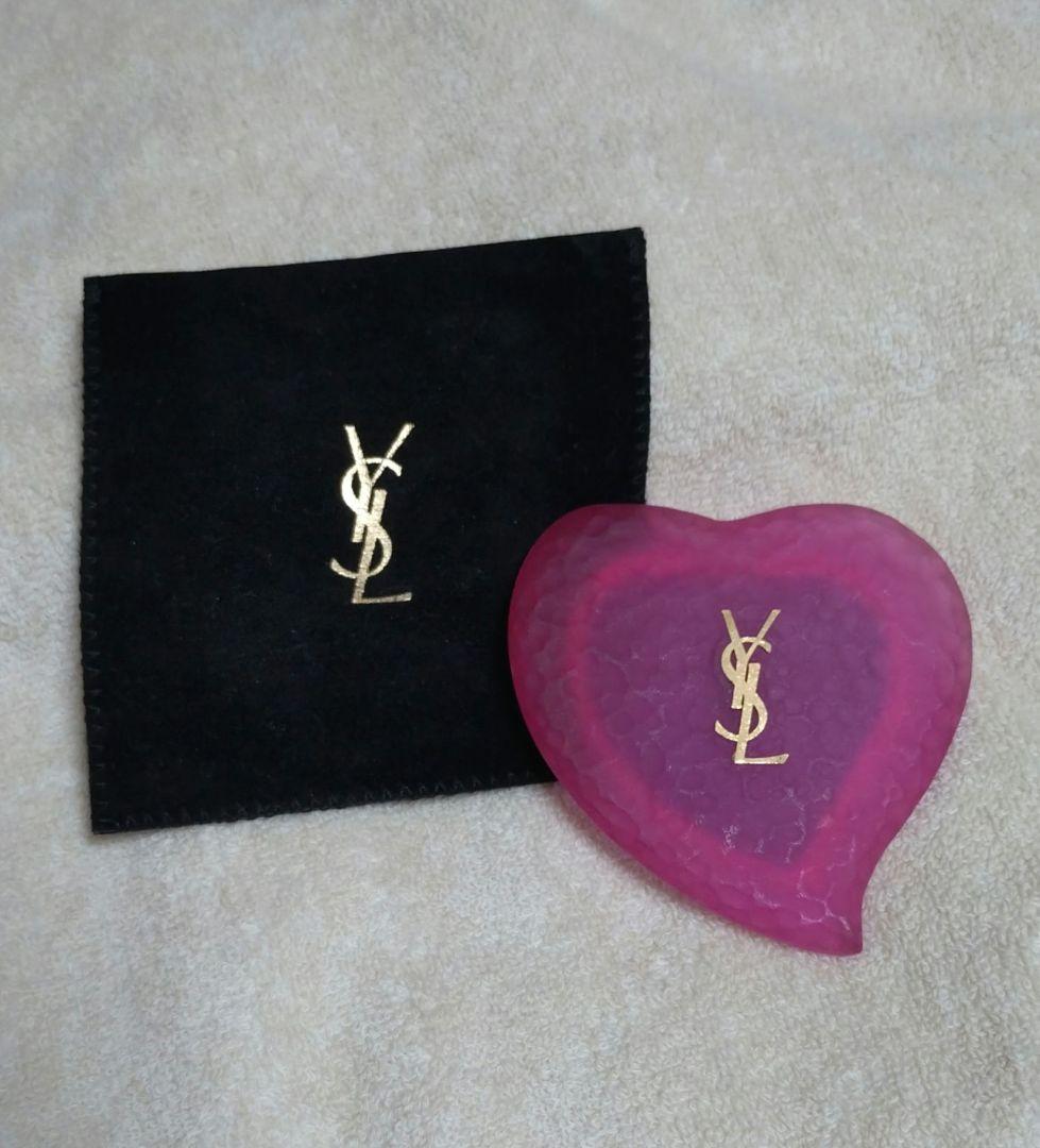 【美品】イヴサンローラン コンパクトミラー ハート