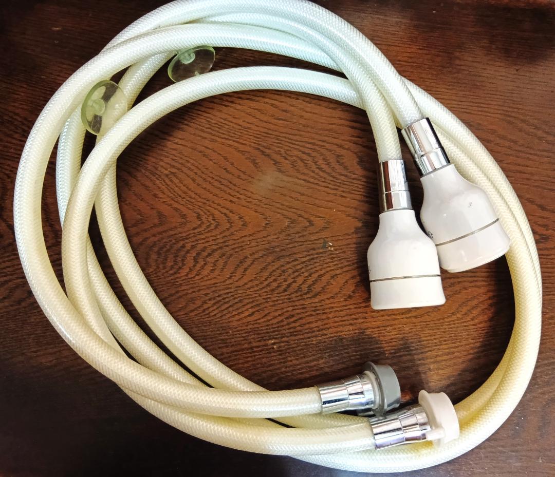 YOSA　水素風呂　給水＆排水ホース、取扱い説明書、ヘッドカバー予備