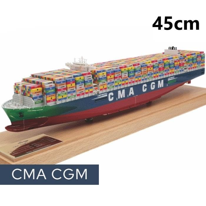 45cm 海上コンテナ船 CMA CGM 完成品 模型 船舶鑑賞用