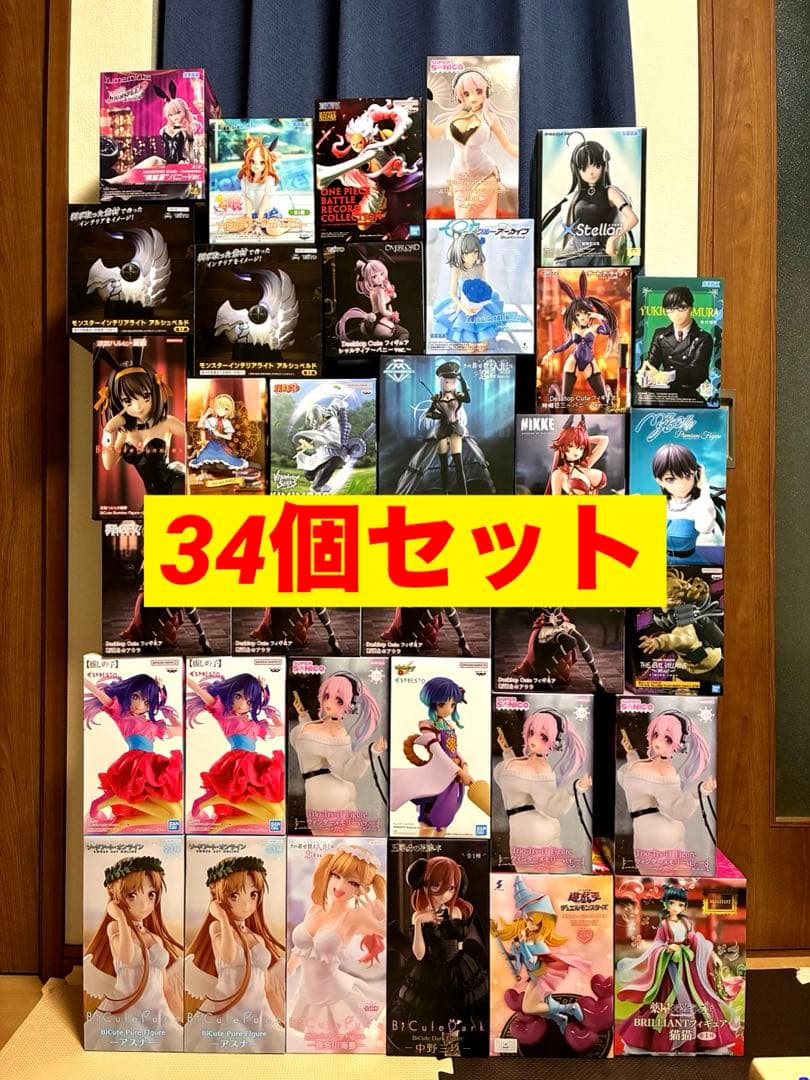 最新プライズフィギュア 34個セット まとめ売り　美少女　ジャンプ系