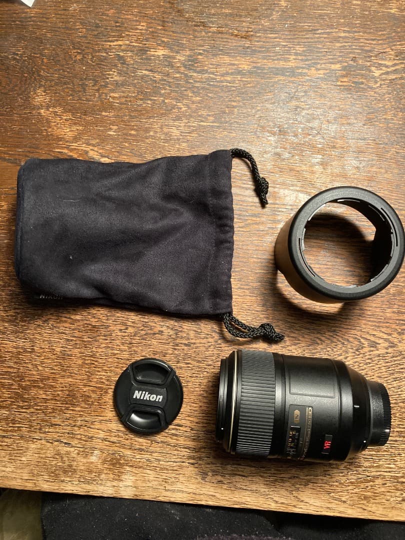 レンズ(単焦点) nikon af-s micro 105mm f/2.8G