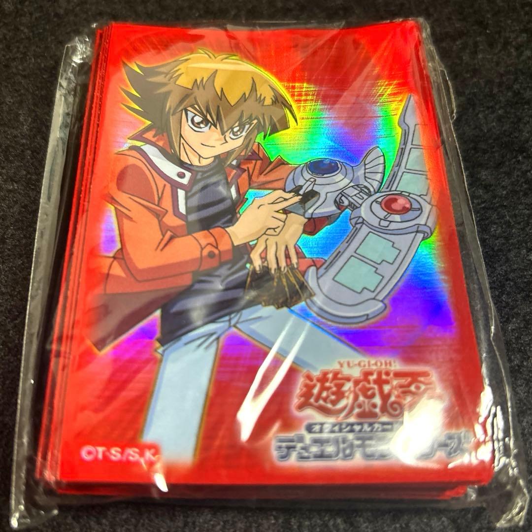 遊戯王 希少‼︎ 【未開封】初期 遊城十代 スリーブ 62枚 公式プロテクター