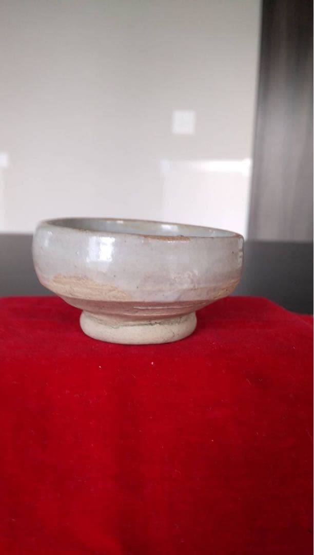 李朝盃　朝鮮美術　古陶磁　韓国美術　李朝　白磁　祭器　明器