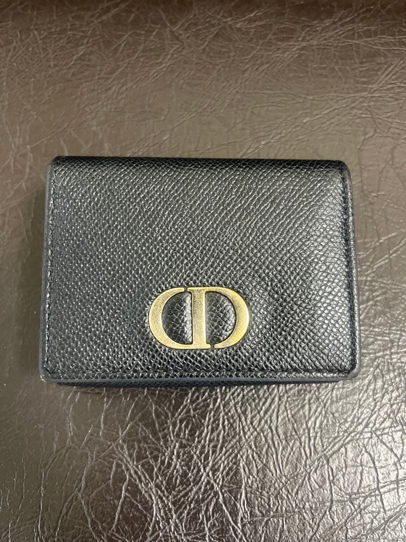 Dior CDロゴ ブラック 三つ折り財布