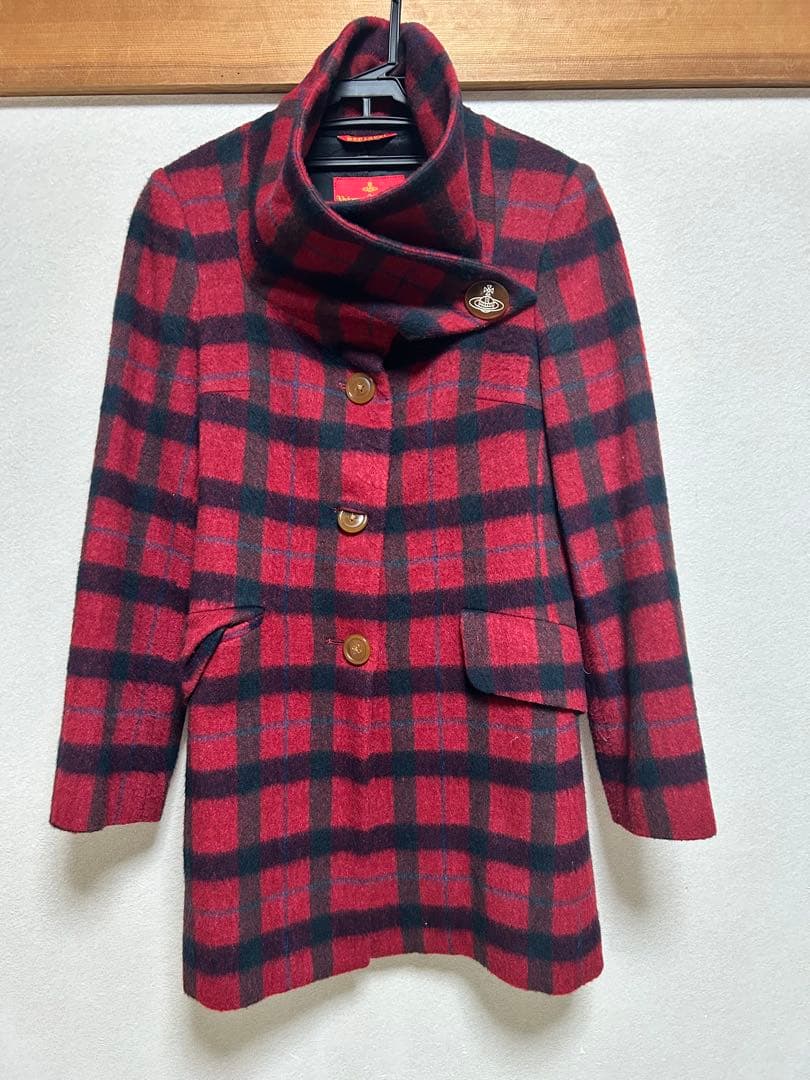 Vivienne Westwood RED LABEL コート 赤黒チェック