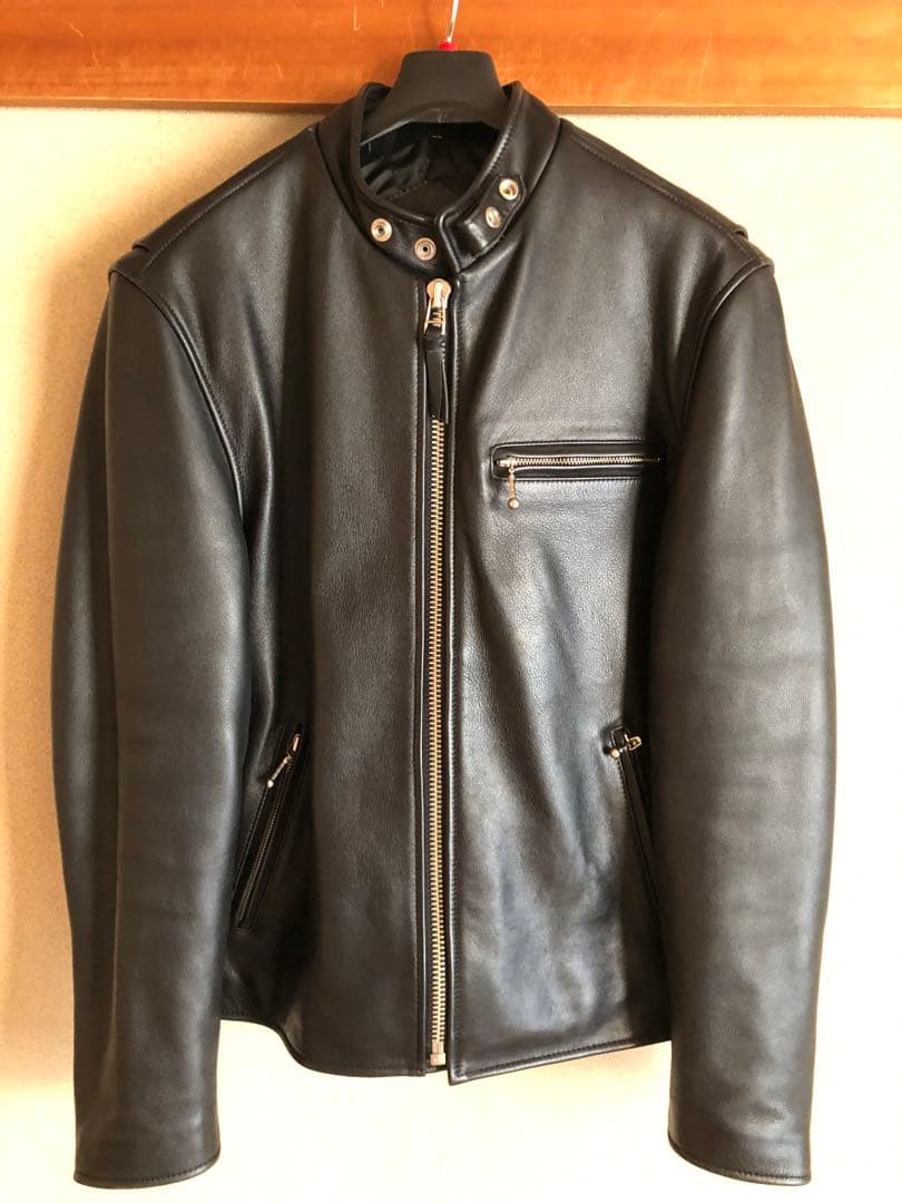 【美品】シングル ライダース ジャケット　L Lサイズ