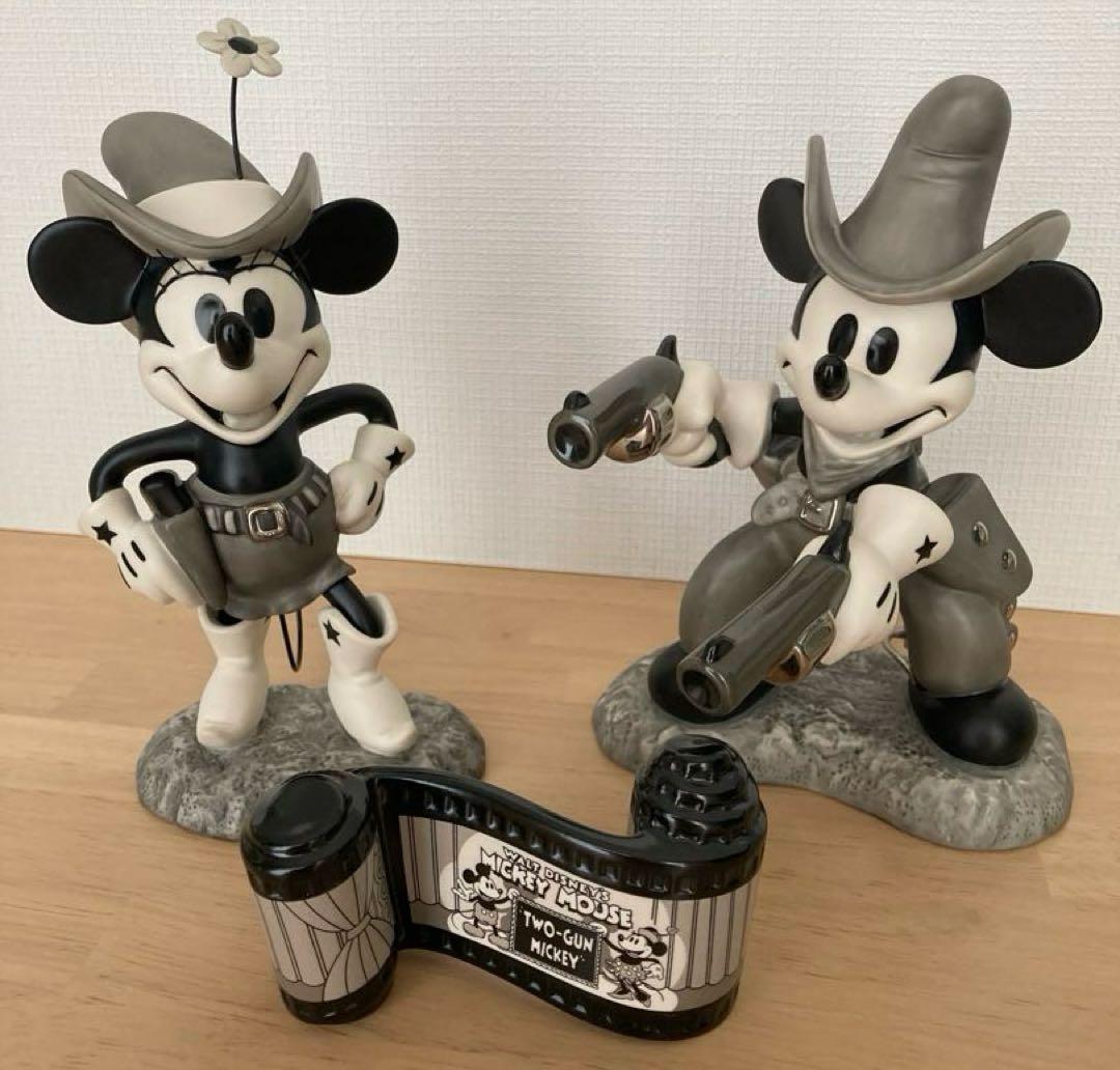 ディズニー WDCC ミッキー　ミニー　カウボーイ　置物 フィギュア レア