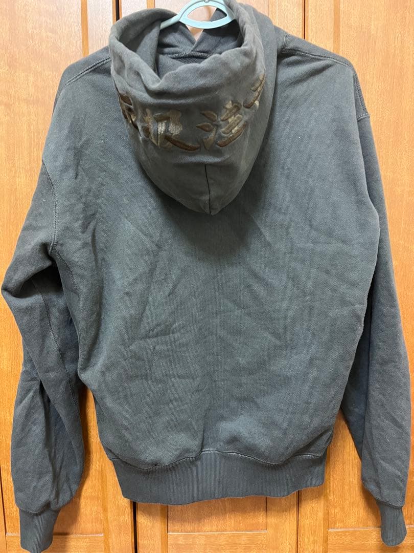 トップス HWC LABEL HOODIE DARK BROWN