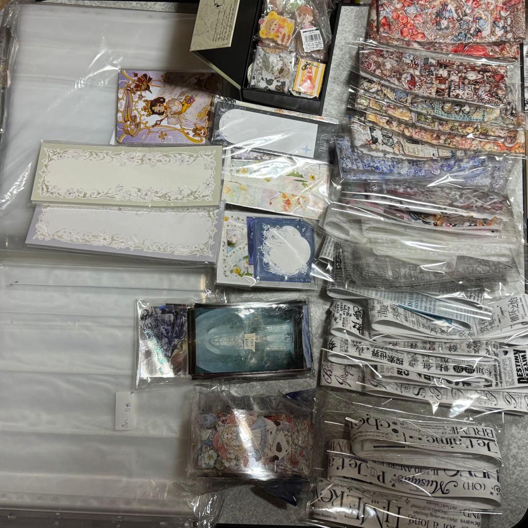 海外マステ＋収納ファイル＋クリップセット おまけ付き