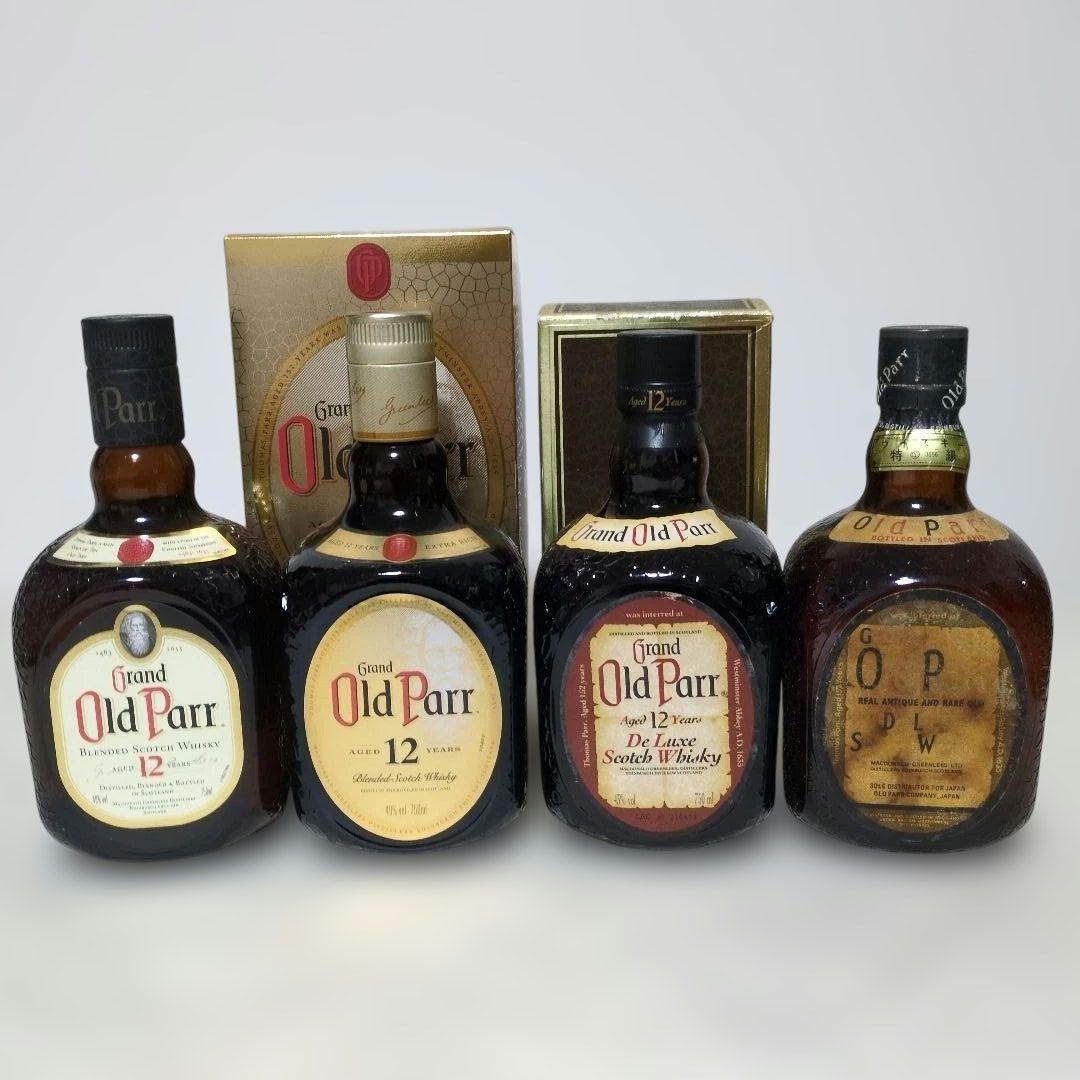 Grand Old Parr グランドオールドパー 750ml　4本セット