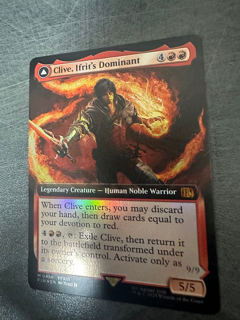 イフリートのドミナント、クライヴ　英語　拡張FOIL