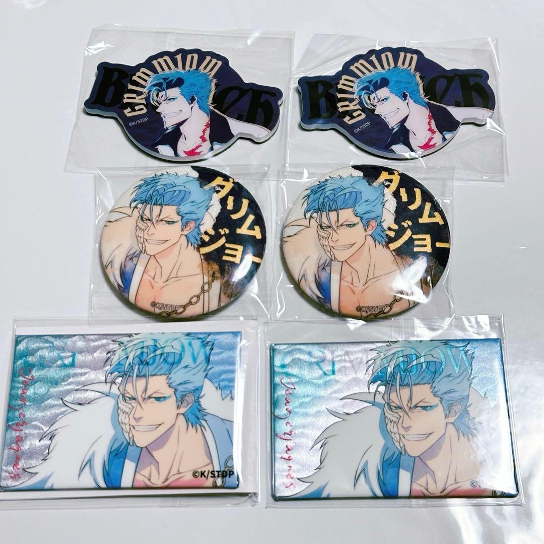 【6点】グリムジョー　缶バッジ　マグネット　BLEACH 中国限定