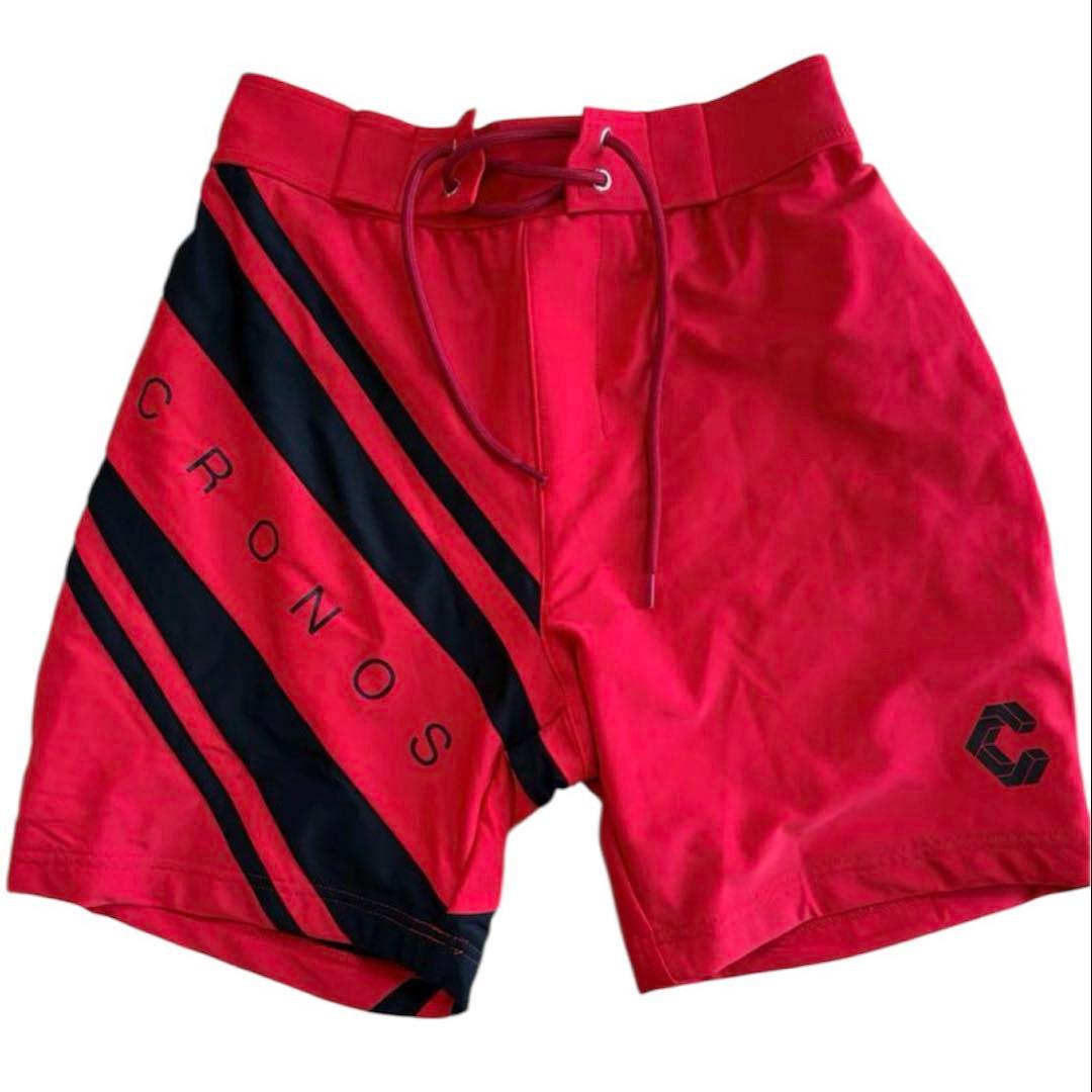 クロノス　cronos サーフパンツ　レッド　赤　S