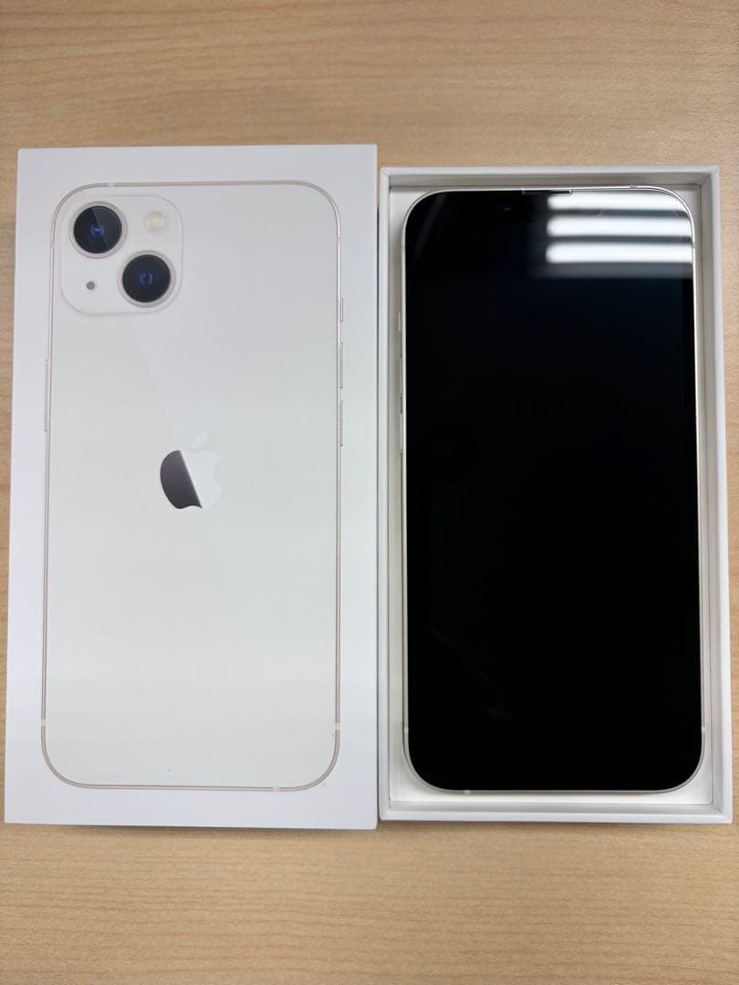 【美品】iPhone13 128GB スターライト(ホワイト)