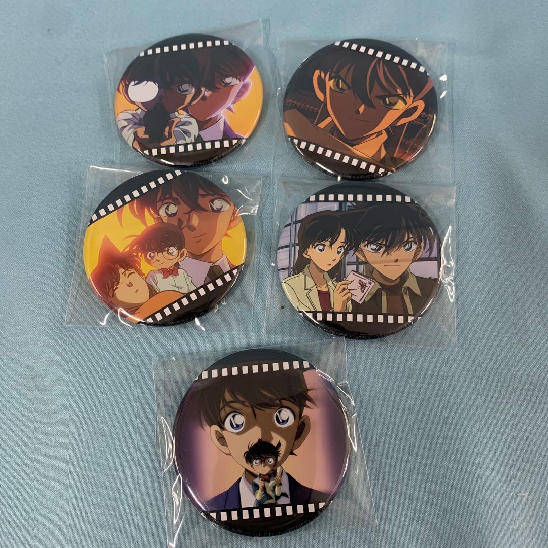 缶バッジセットA 5個セット 名探偵コナン THE MOVIE 展 銀幕の回顧録
