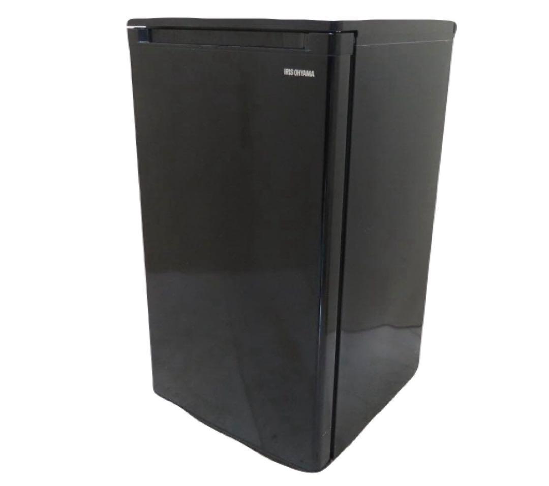 アイリスオーヤマ 冷凍庫 60L ブラック IUSD-6B-B 前開き式 直冷式
