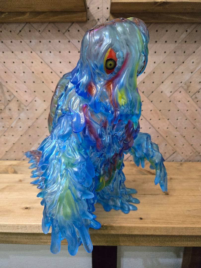 ギガブレイン ヘドラ クリアブルー ソフビ