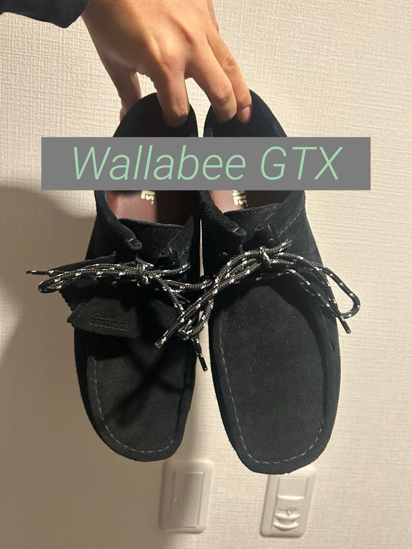 【3回着用】CLARKS WALLABEE gtx 27 UK9