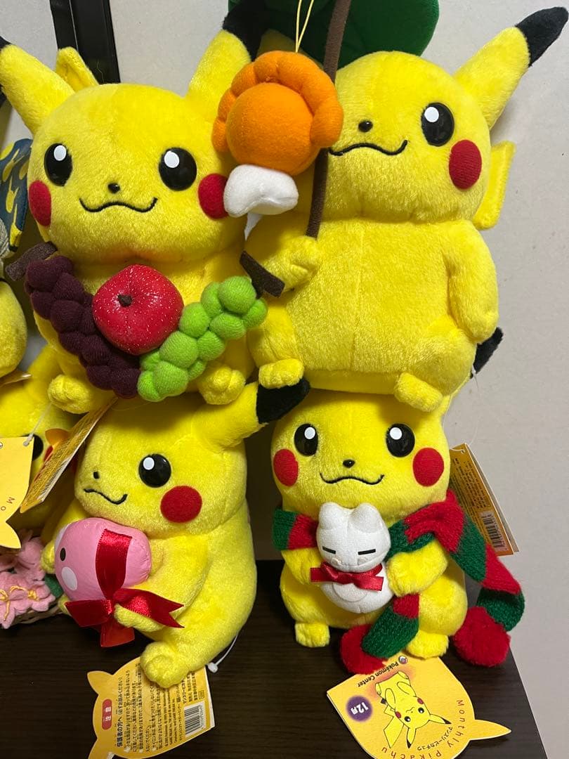 ポケモンまとめ売り ポケモンセンターマンスリーピカチュウ ぬいぐるみ 14セット