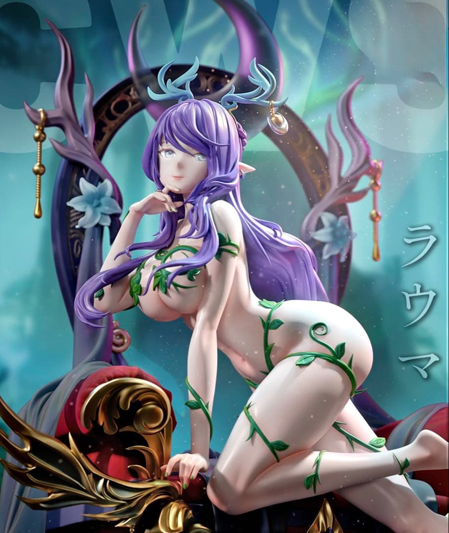 ガレージキット　ガレキ　未塗装未組立　ラウマ　美女　美少女　1/7