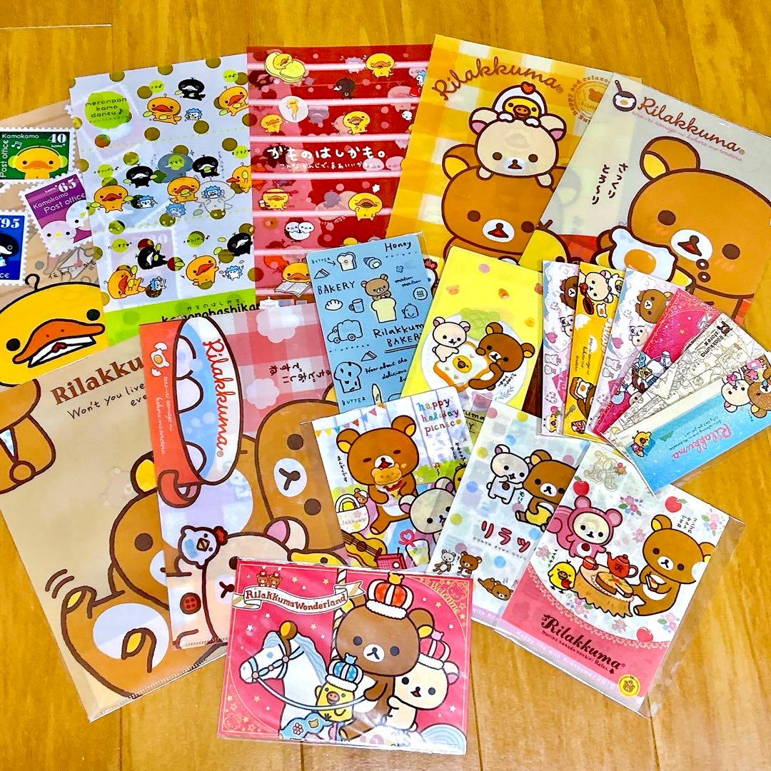 ⭐︎希少　リラックマ　かものはしかも　San-x まとめ売り　シール　ノベルティ等