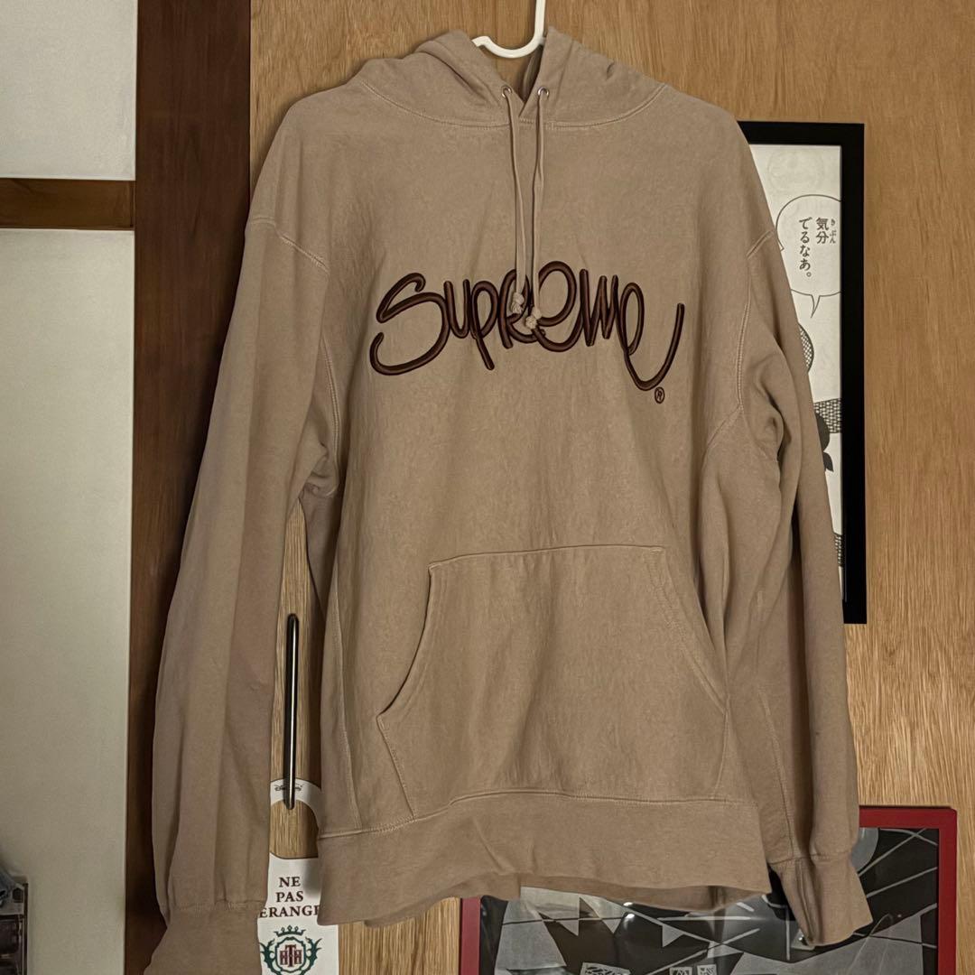 supreme Raised Handstyle Hooded フーディー