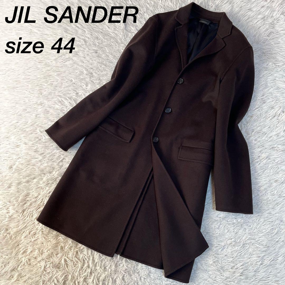 【美品】ジルサンダー カシミヤ混　ウール　チェスターコート　レディースコート