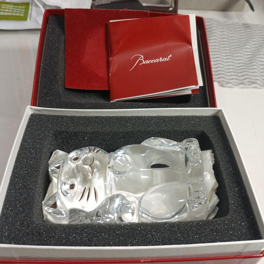 Baccarat クリスタル 招き猫