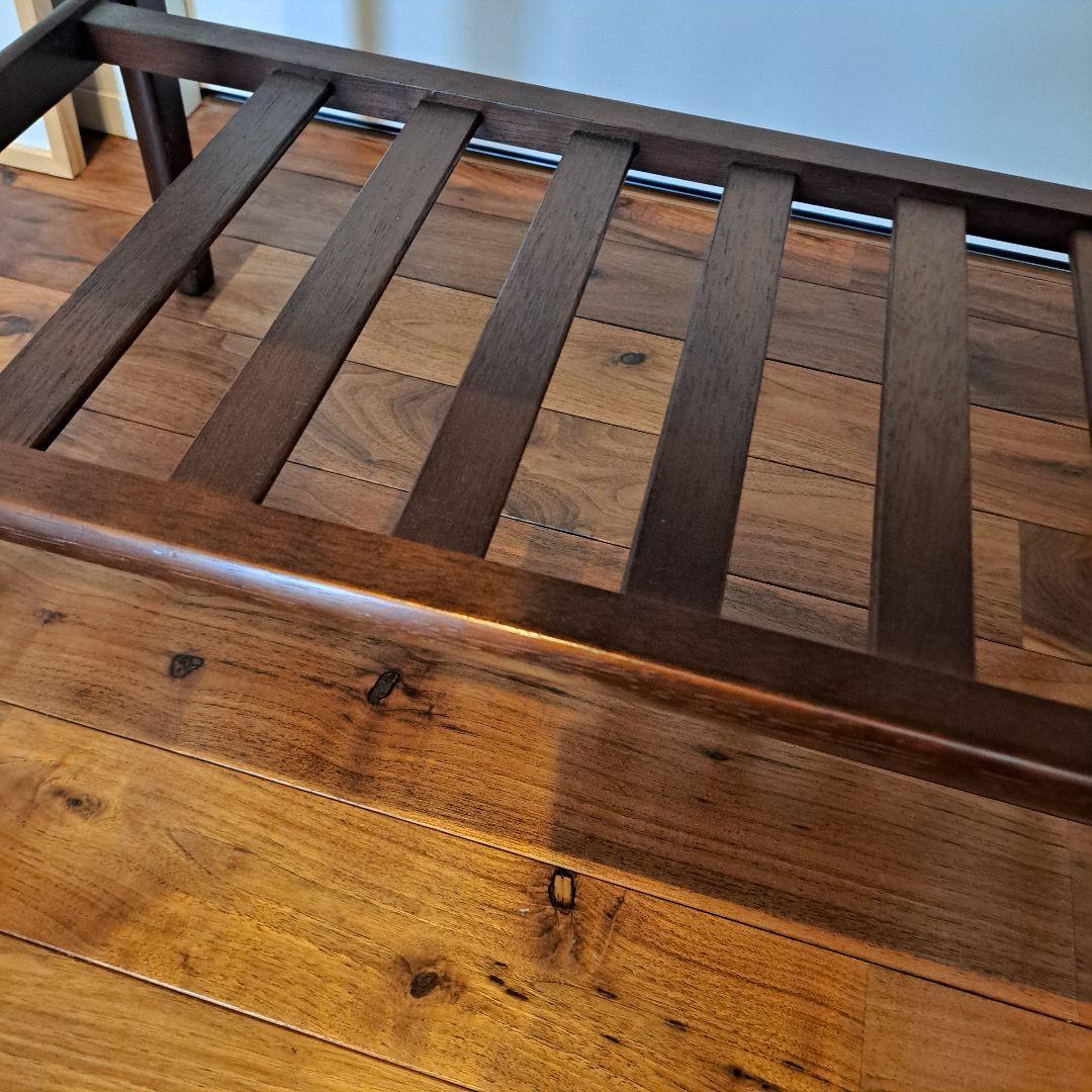 オールドカリモク　名作　コーヒーテーブル　サイドテーブル　白　茶