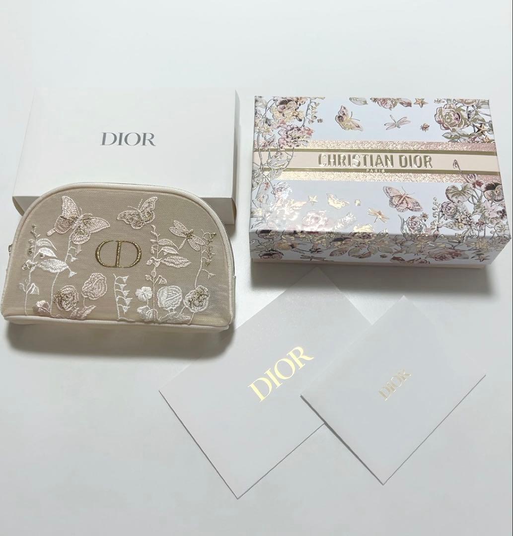 Dior ノベルティ ポーチ ギフトボックス マザーズデイ おまけカード 母の日