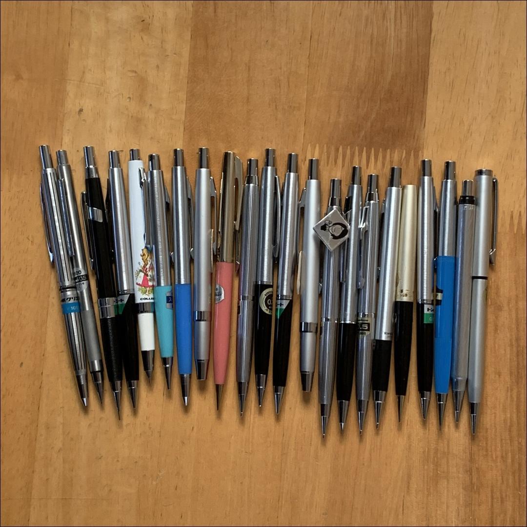 【ジャンク】レトロなシャーペン２２本