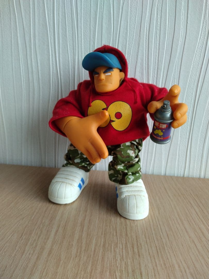 ストリートスタイル フィギュア 赤フーディ