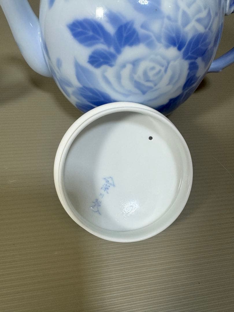 2289 希少　深川製磁　ティーポット1客　シュガーポット1客
