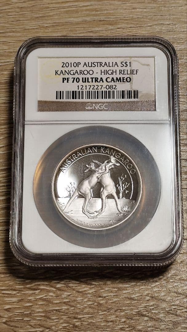 NGC PF70UC☆2010P オーストラリア カンガルー 1ドル 銀貨