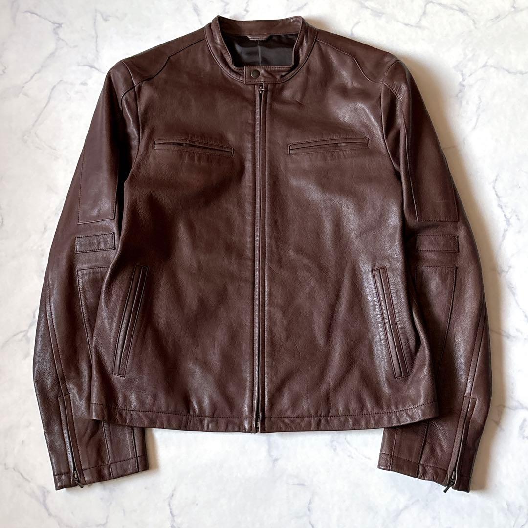 【COMME CA DU MODE MEN】シングルライダースジャケット　2 M