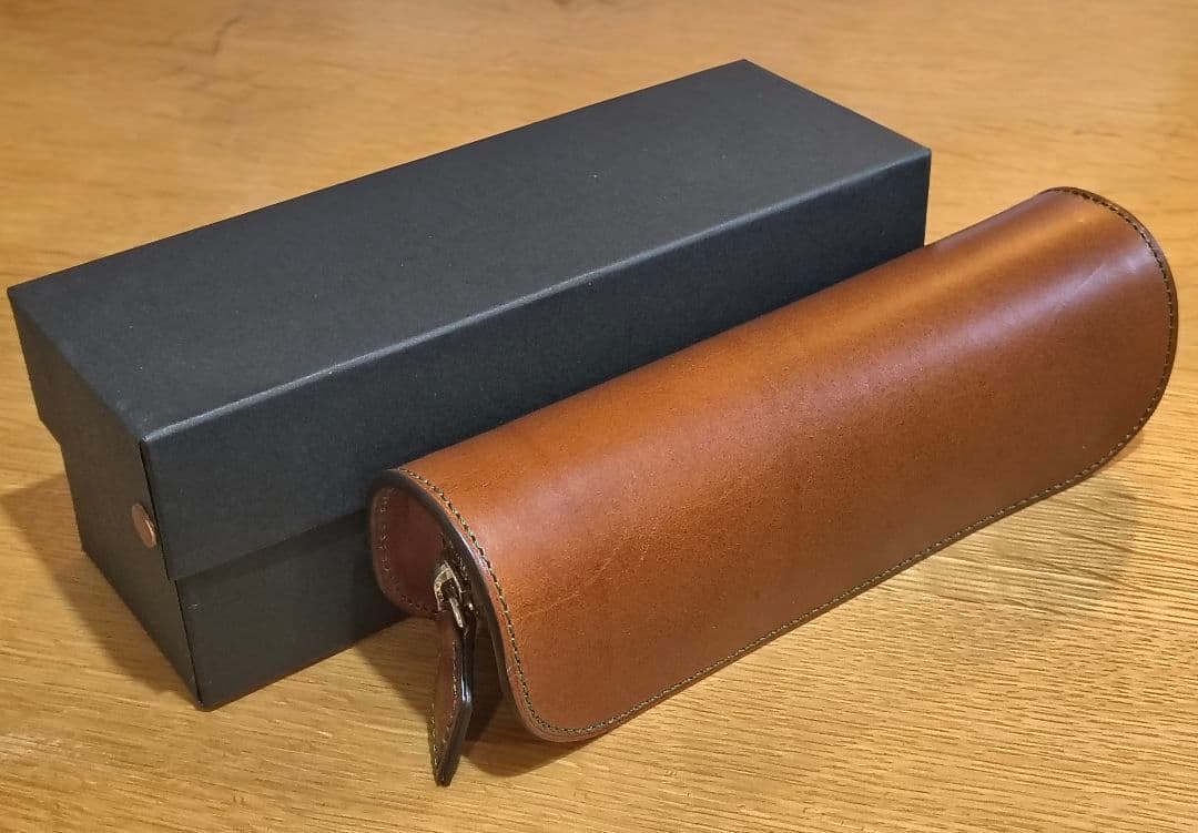 【最終価格】ルボナー デブペンケース キャメル