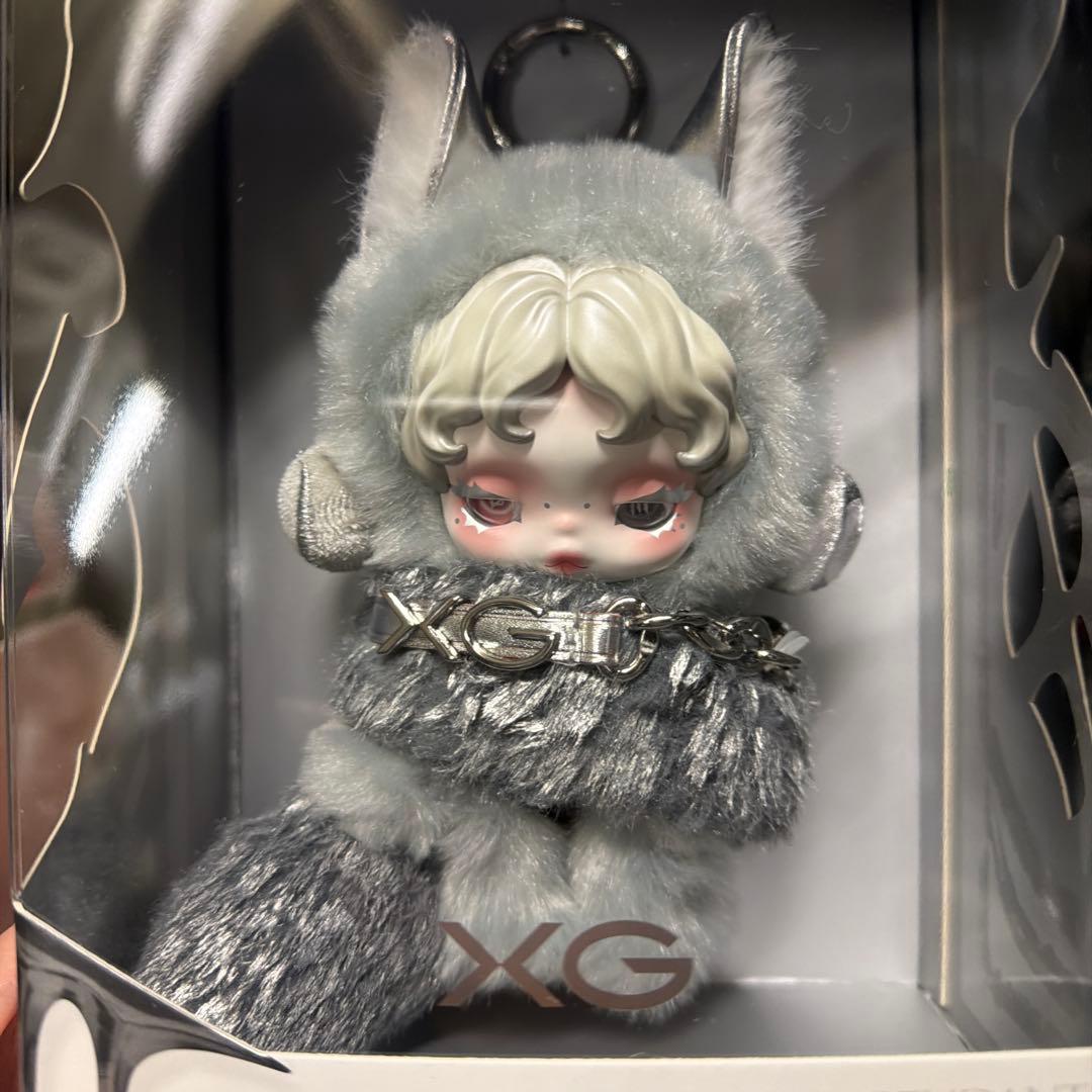 【正規品】SKULLPANDA XG コラボ ぬいぐるみペンダントスカルパンダ