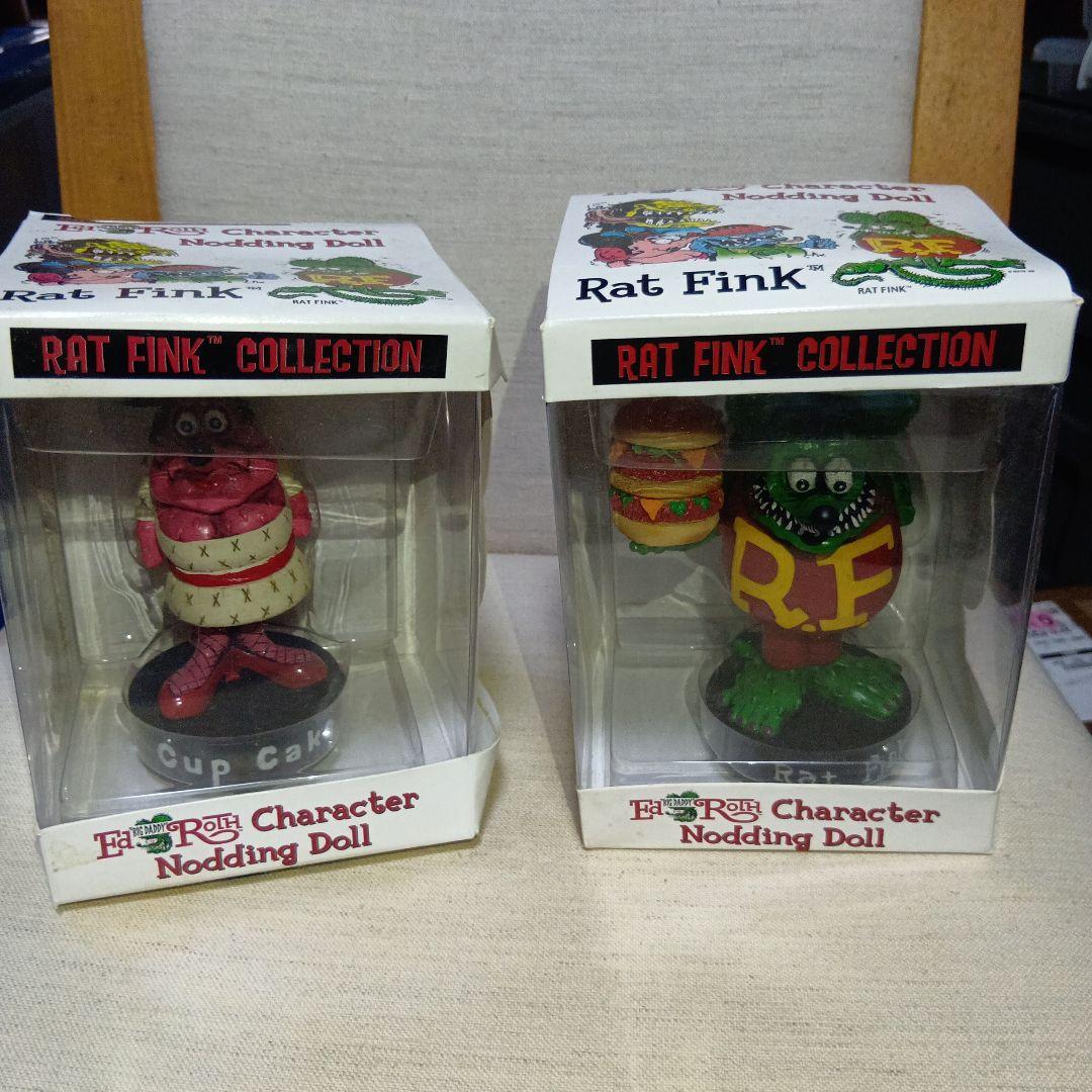 Rat Fink キャラクター ノッディングドール 2体セット