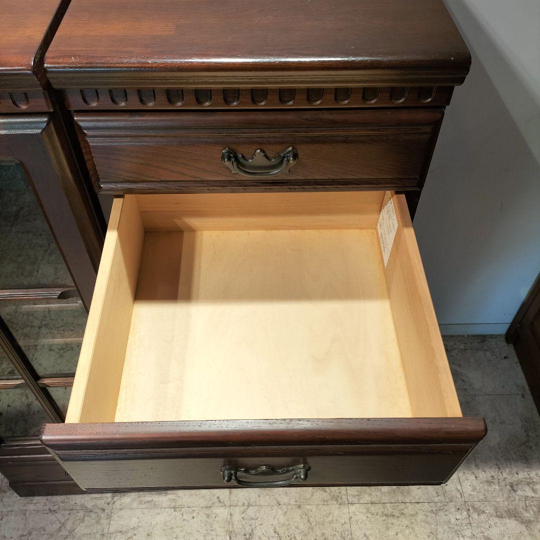 M♦ぽぽ送料込IDF太田長　Atlanta　7段チェストキャビネット　栗材