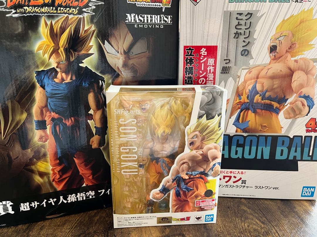 ドラゴンボール 超サイヤ人 孫悟空 フィギュア3点まとめセット 一番くじ アーツ