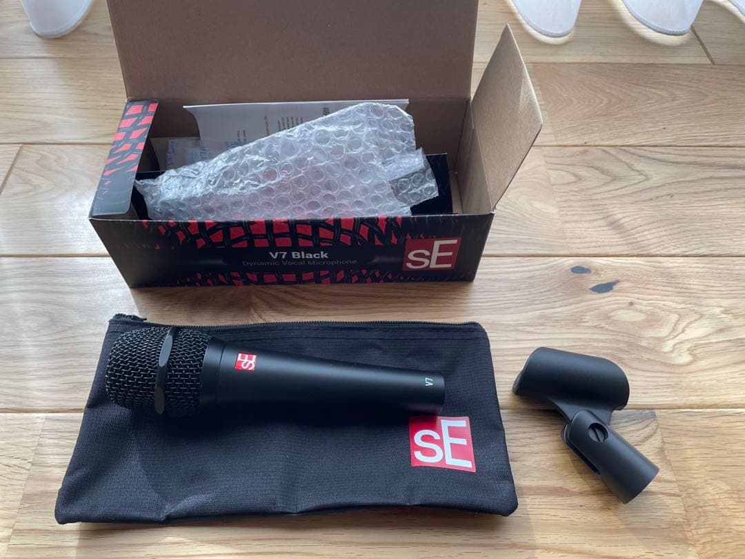 SE ELECTRONICS V7 ダイナミックマイク ブラック